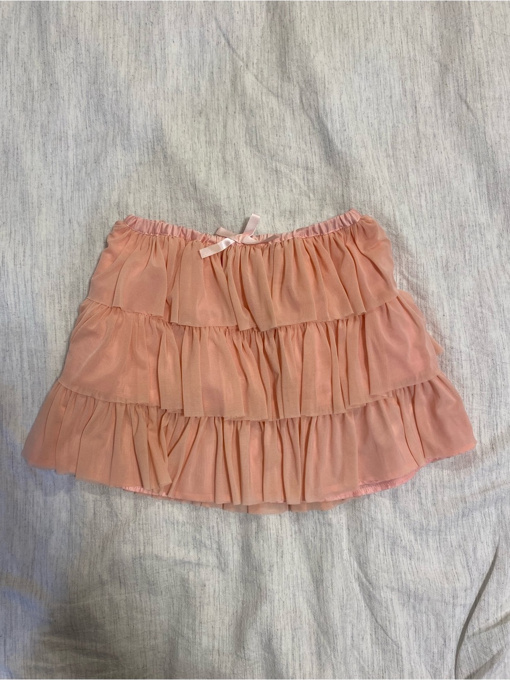 Our Generation Girls Pink Tiered Ruffle Tulle Ballet Skirt Size 6/7